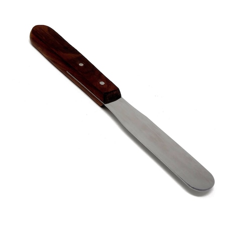 A2Z Scilab Wooden Handle Lab Spatula, 5" Blade, 0.88" Blade Width, 9.08" Length A2Z-ZR133